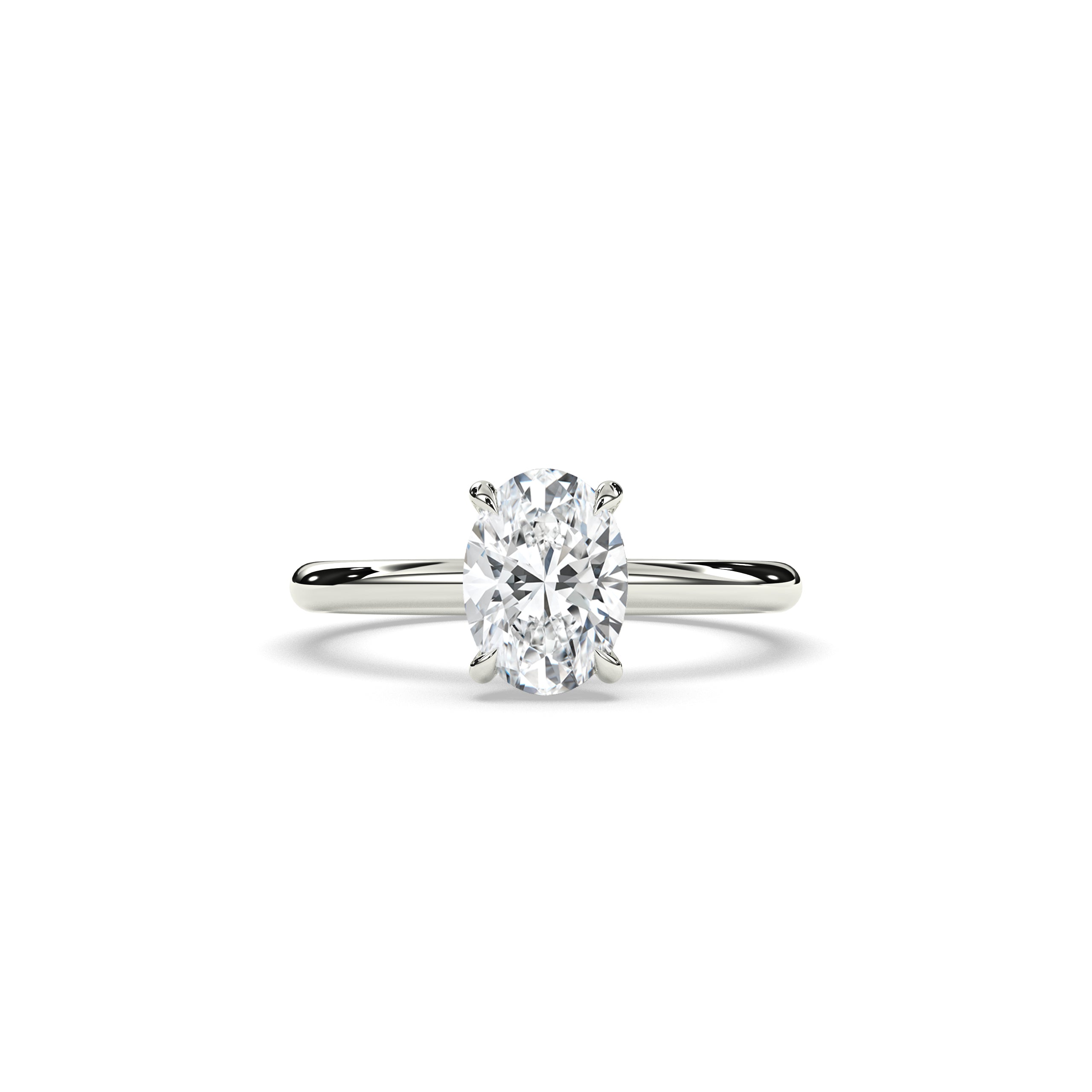 Annika Oval Halo Ring