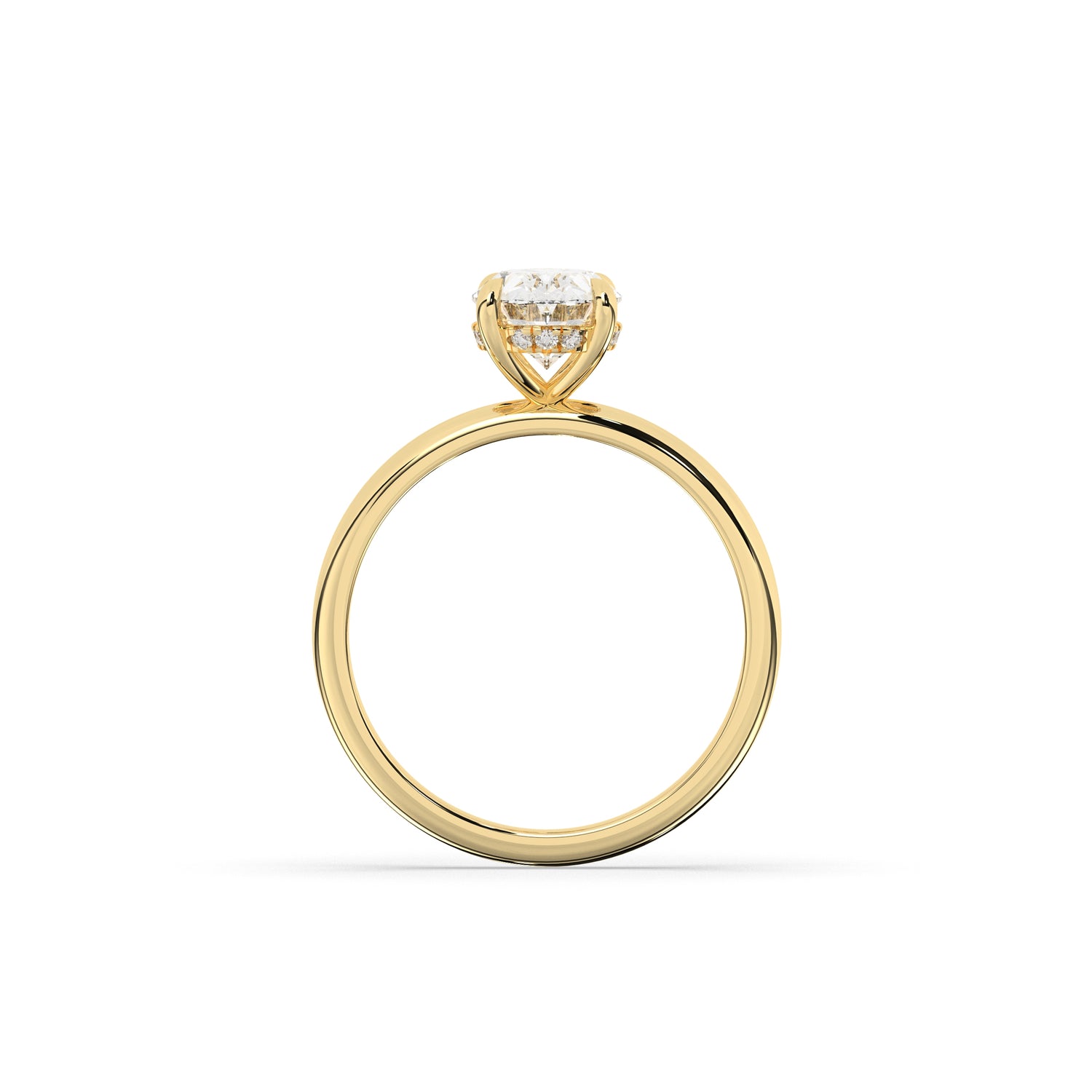 Annika Oval Halo Ring