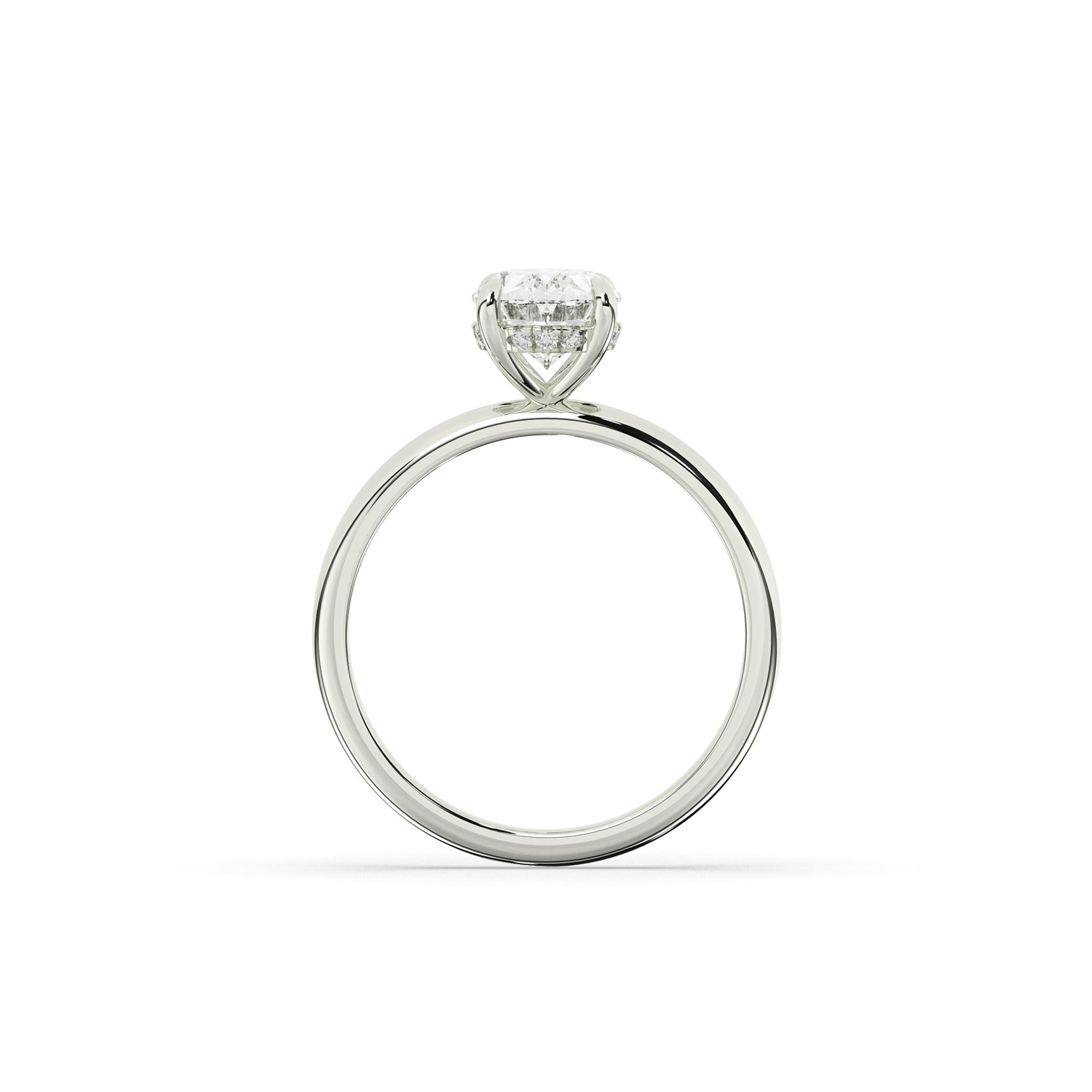 Annika Oval Halo Ring