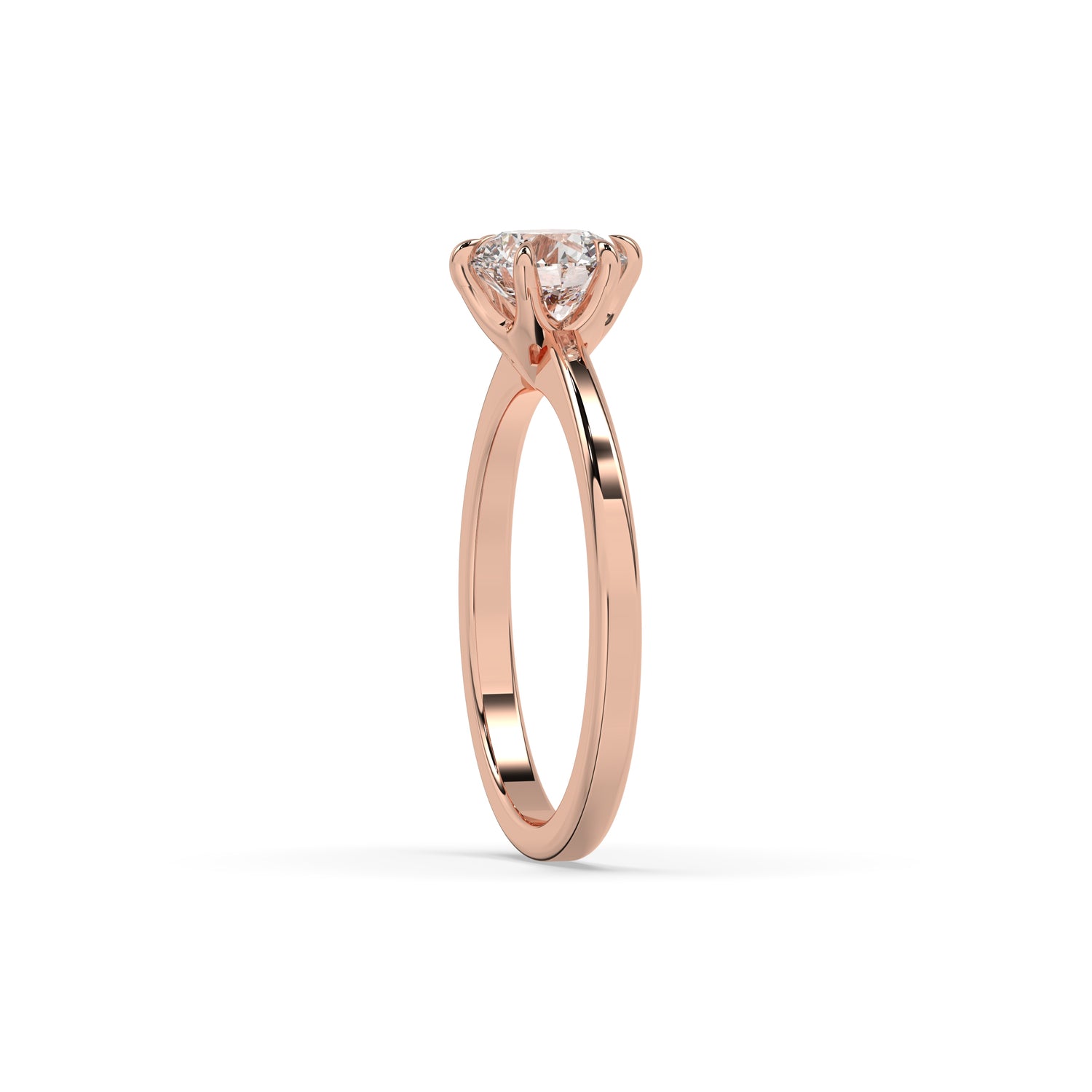 Valeria Round Solitaire Ring