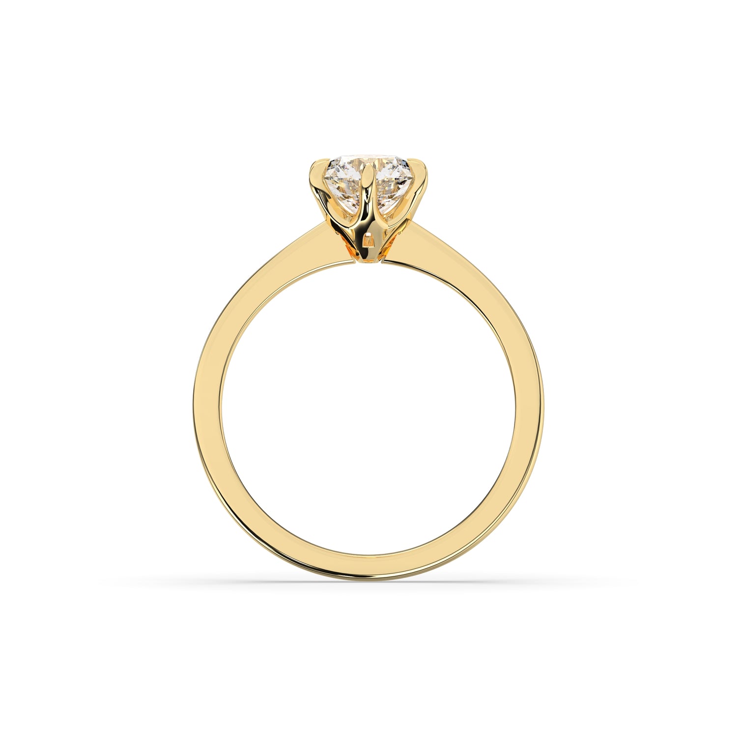 Valeria Round Solitaire Ring