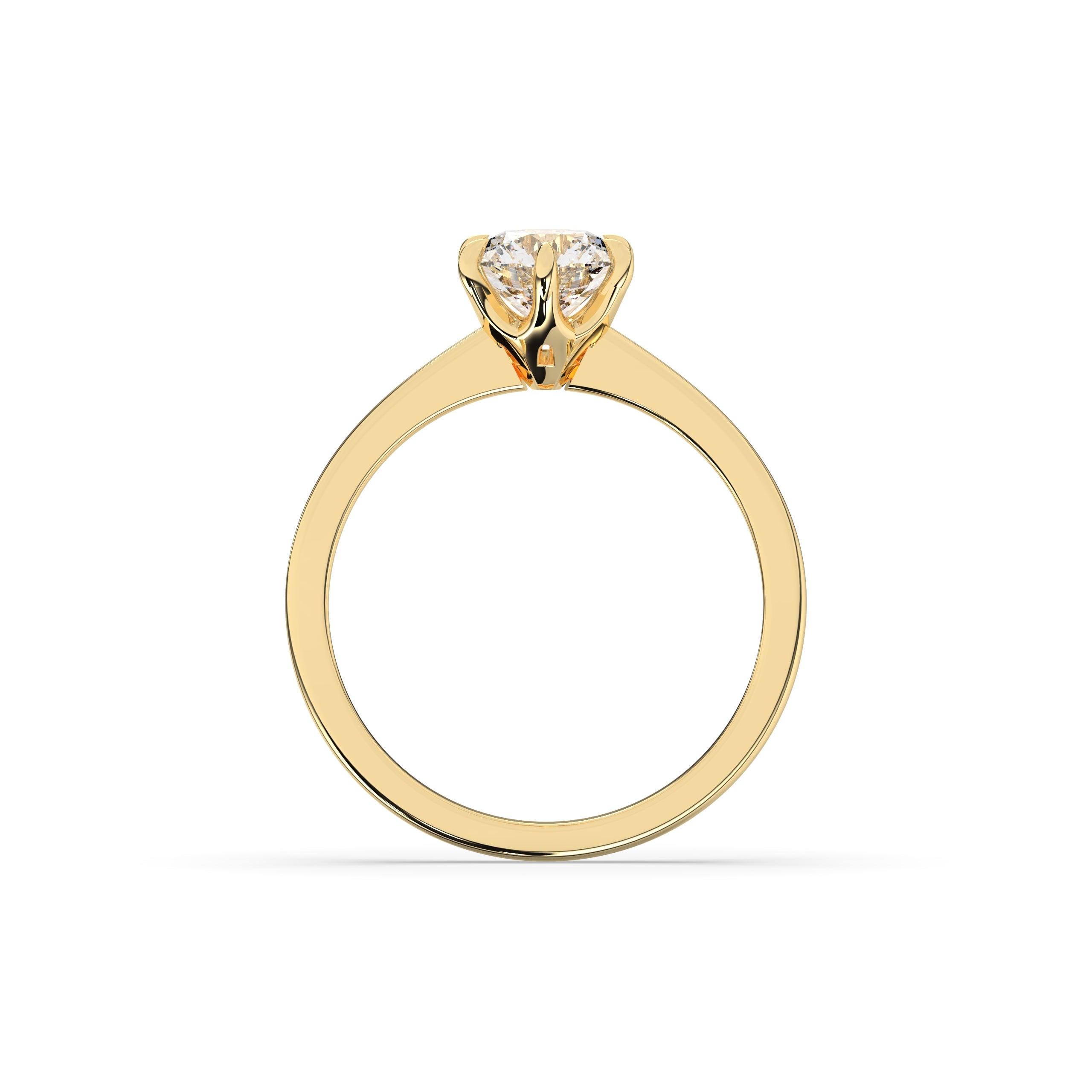 Valeria Round Solitaire Ring