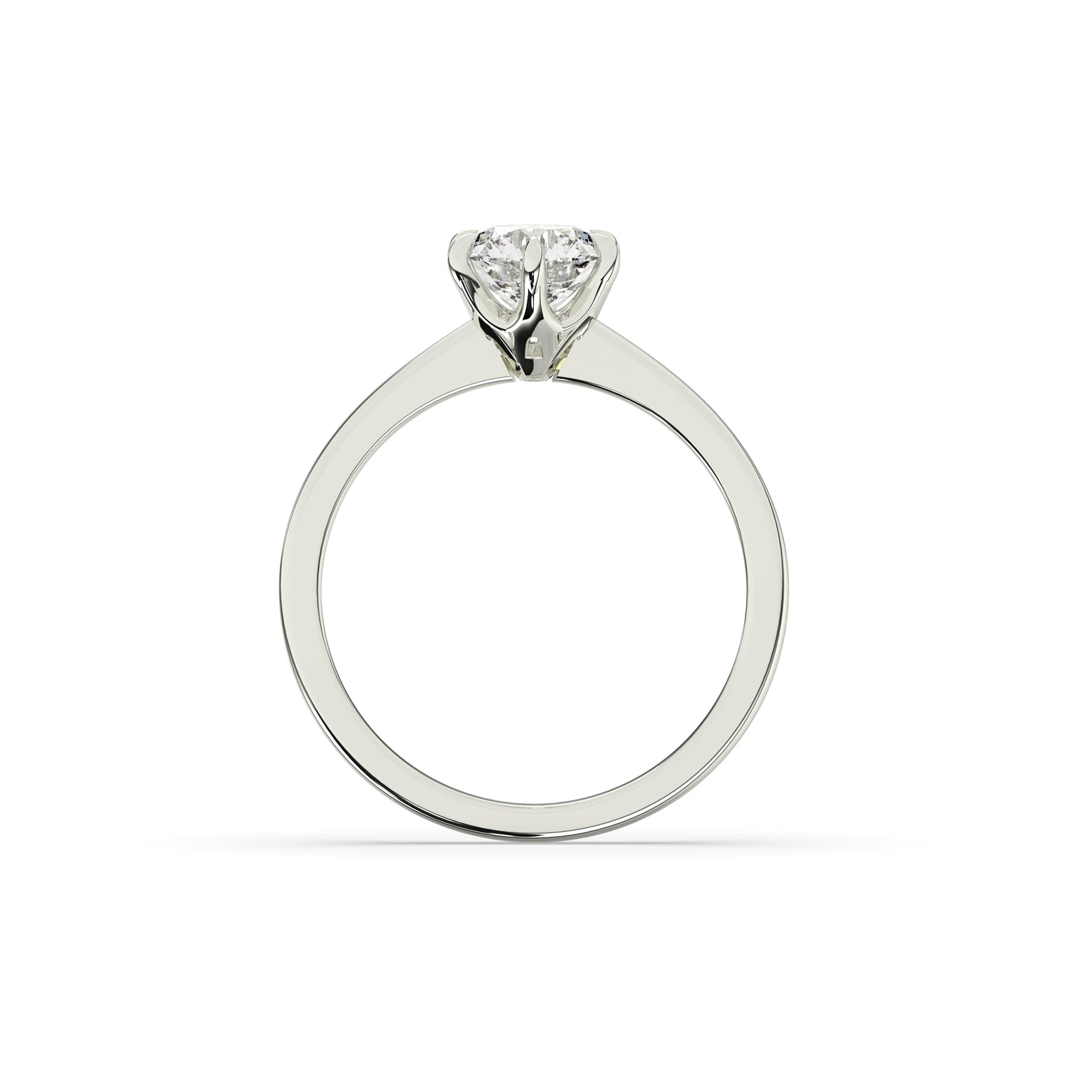 Valeria Round Solitaire Ring