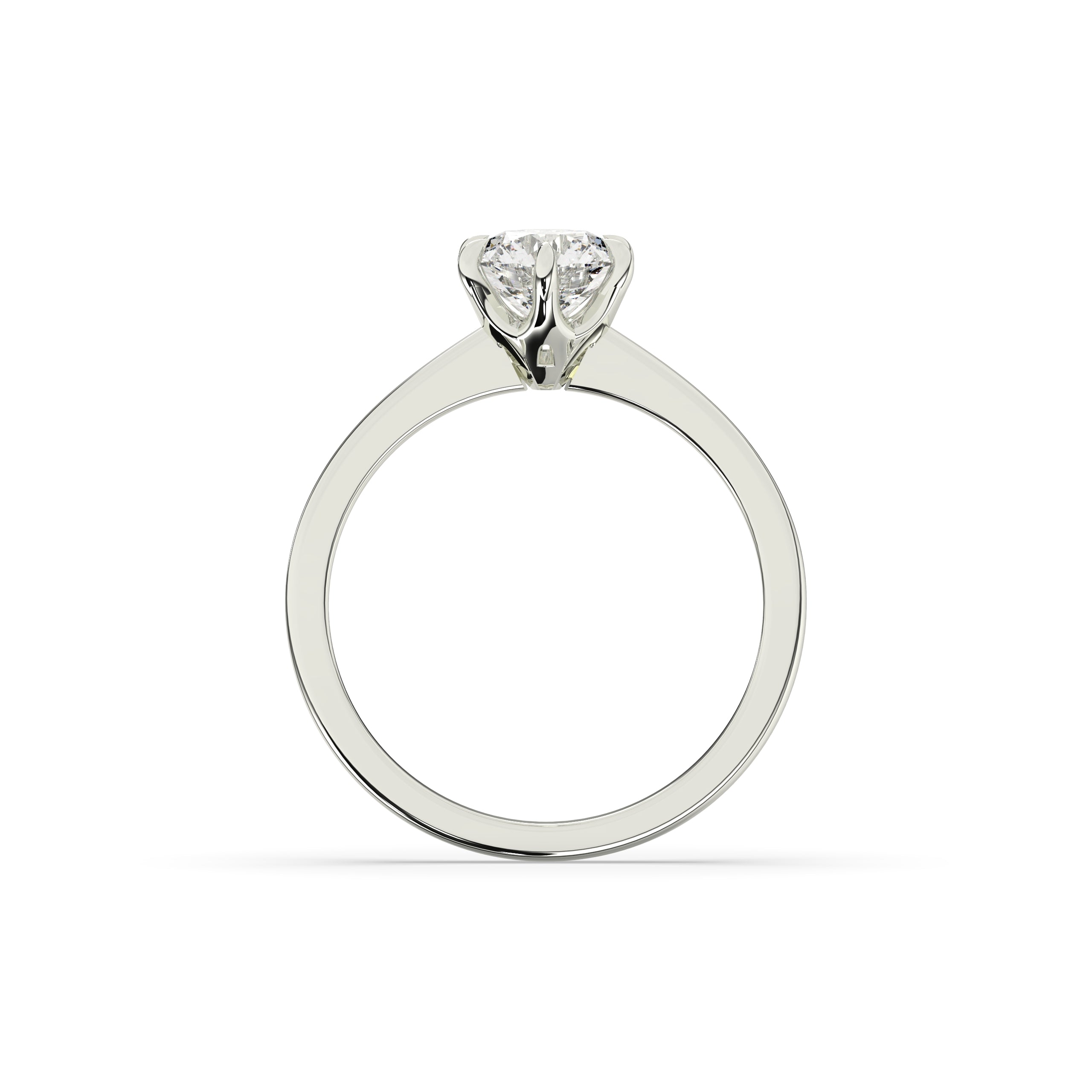 Valeria Round Solitaire Ring