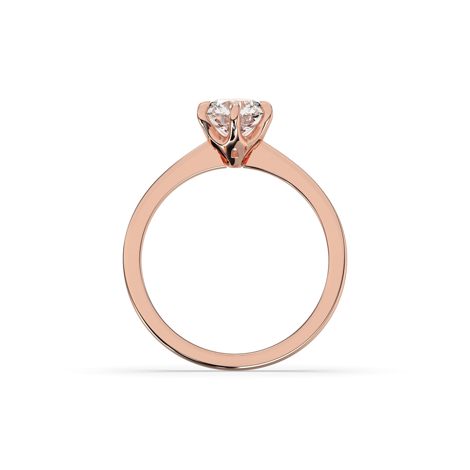 Valeria Round Solitaire Ring