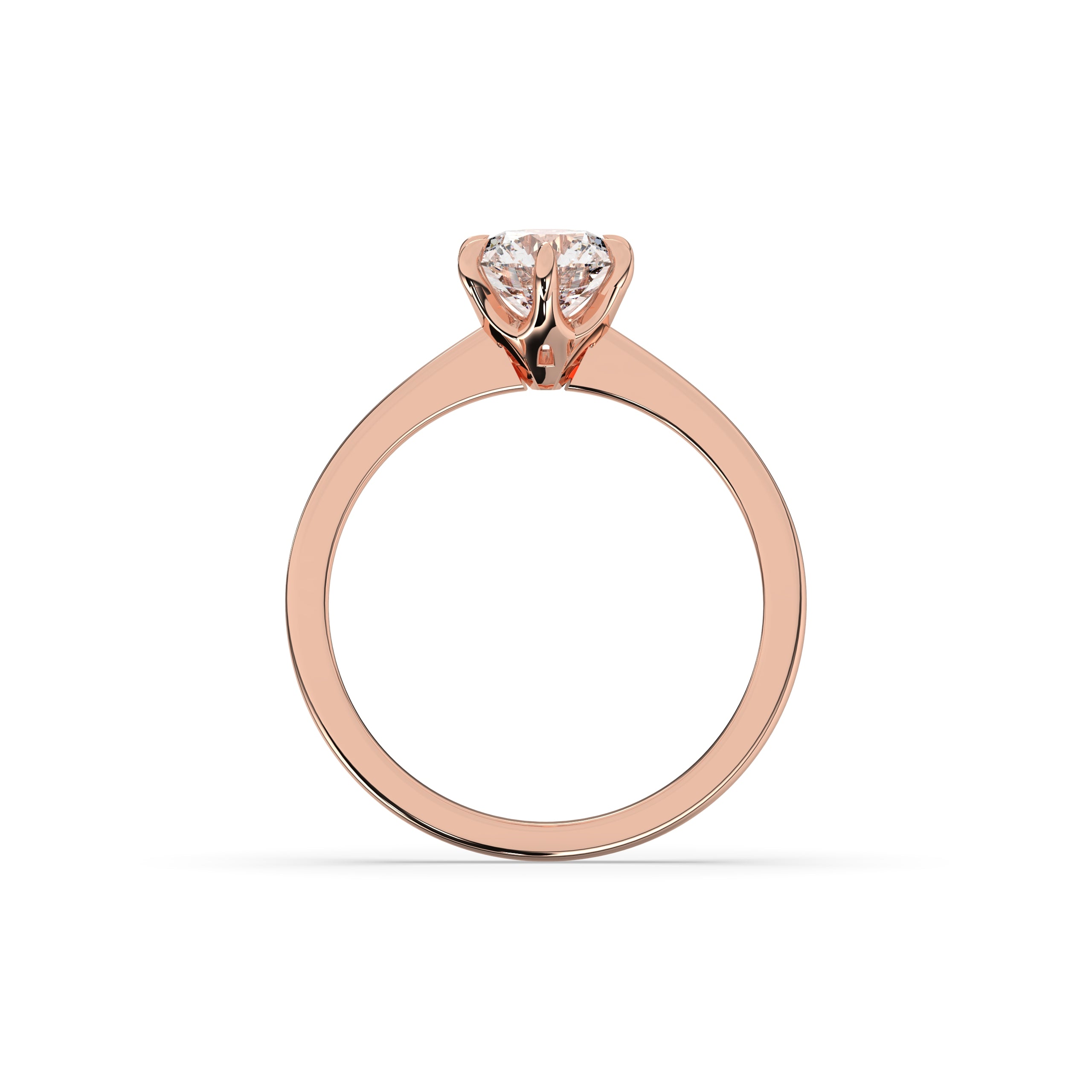 Valeria Round Solitaire Ring