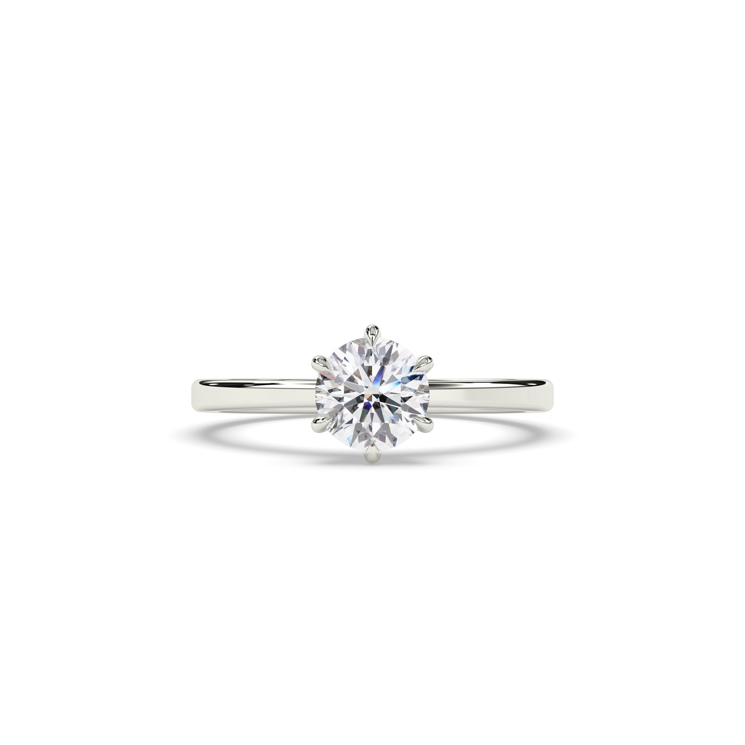 Valeria Round Solitaire Ring