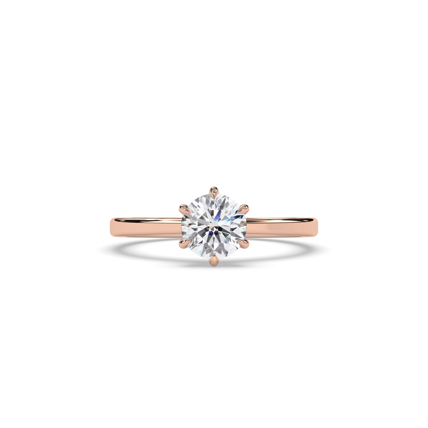 Valeria Round Solitaire Ring