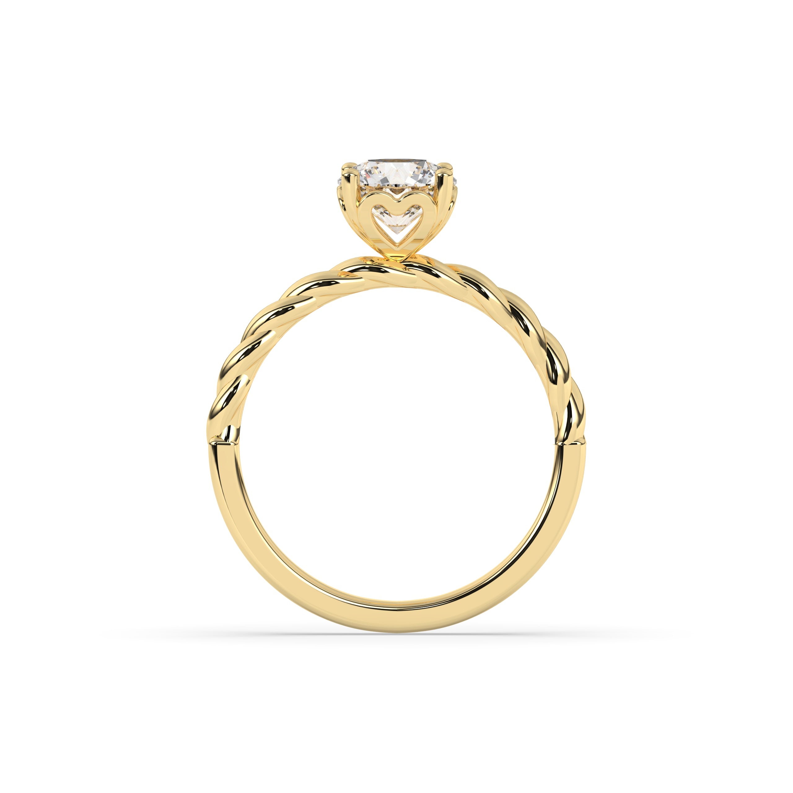 Clara Round Solitaire Ring