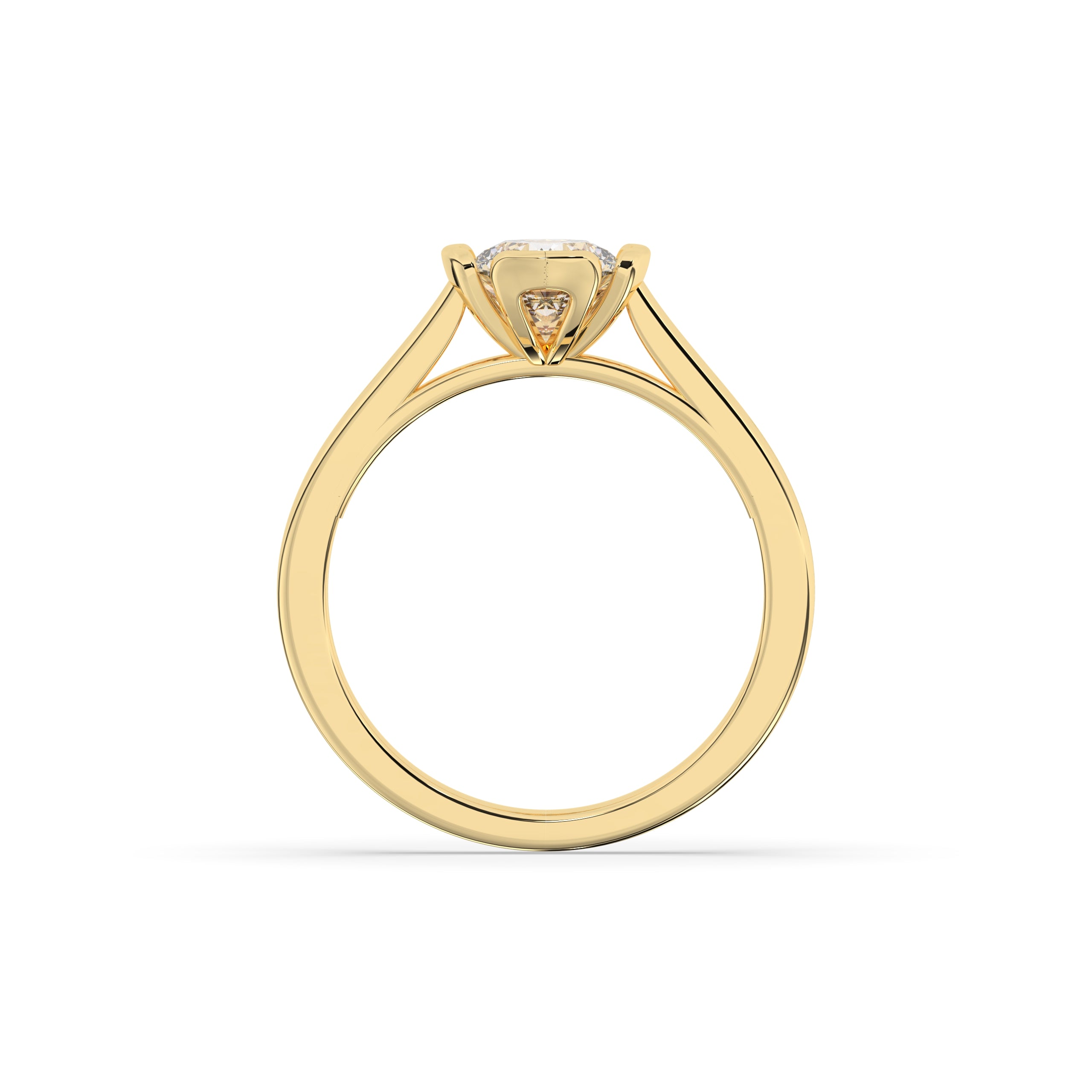 Elara Round Solitaire Ring