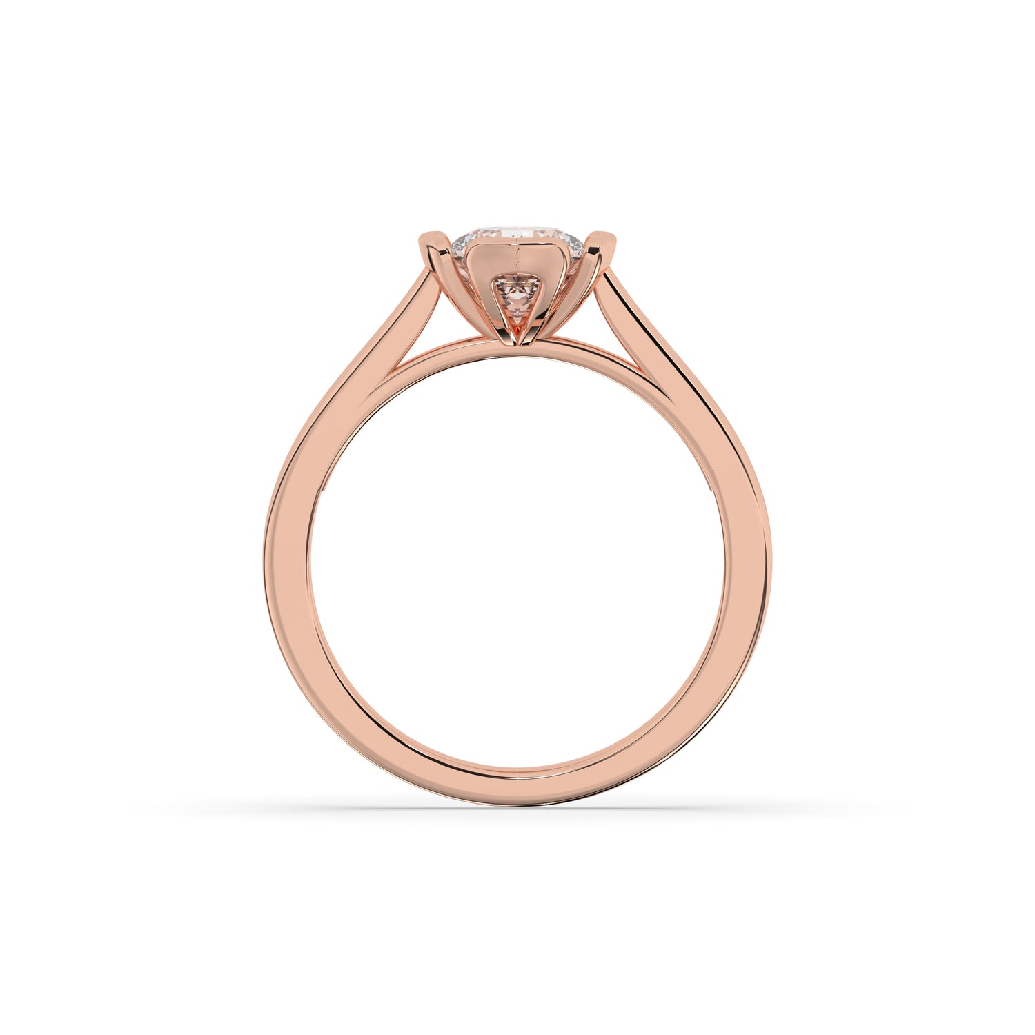 Elara Round Solitaire Ring