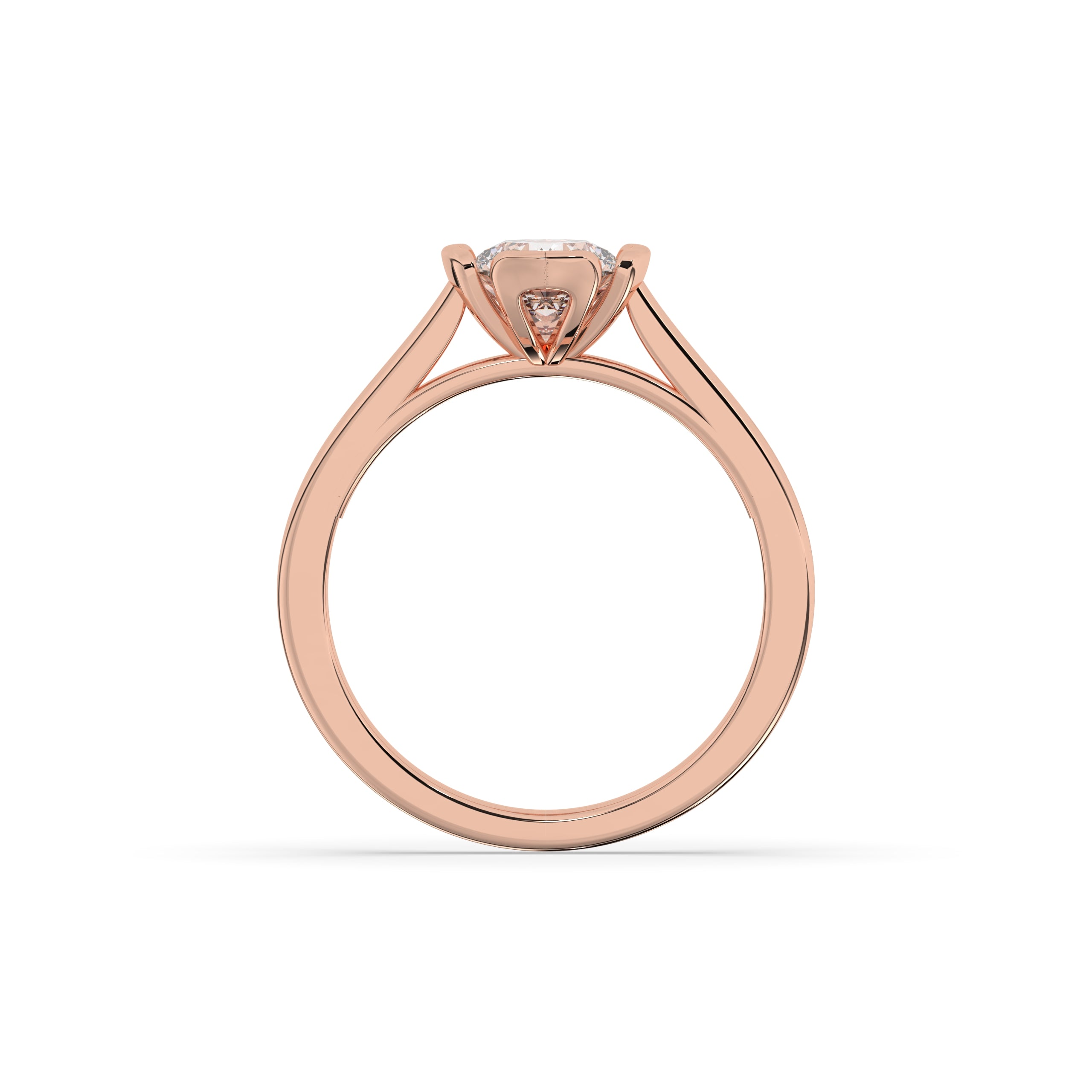 Elara Round Solitaire Ring