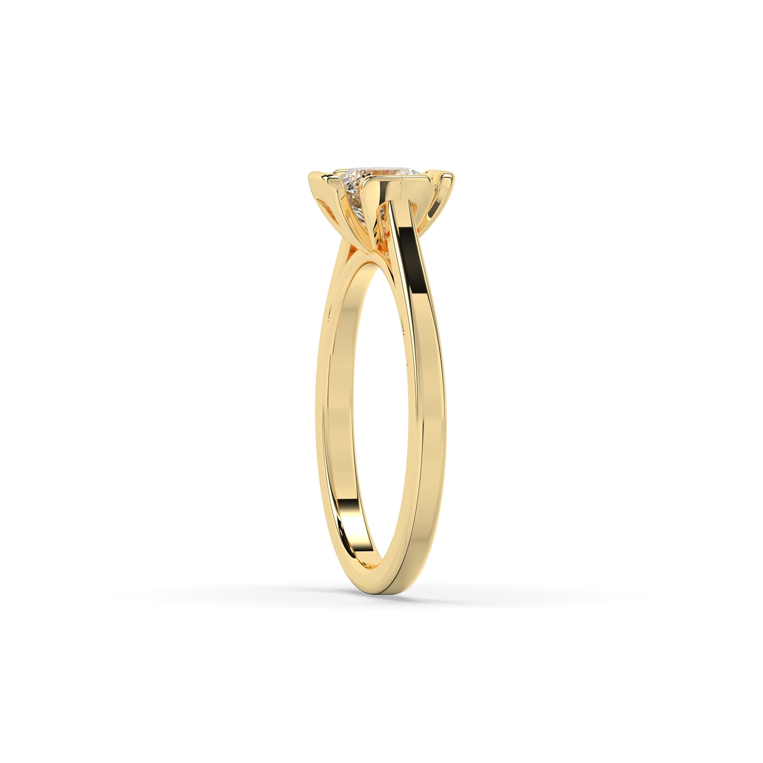 Elara Round Solitaire Ring