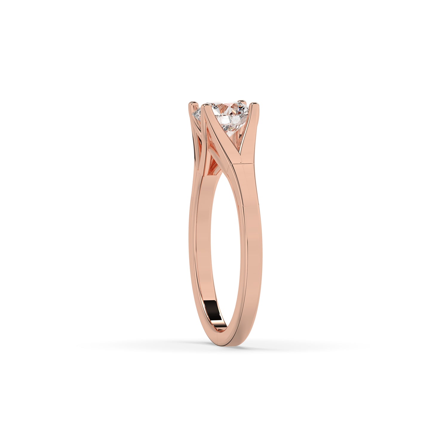 Nora Round Solitaire Ring