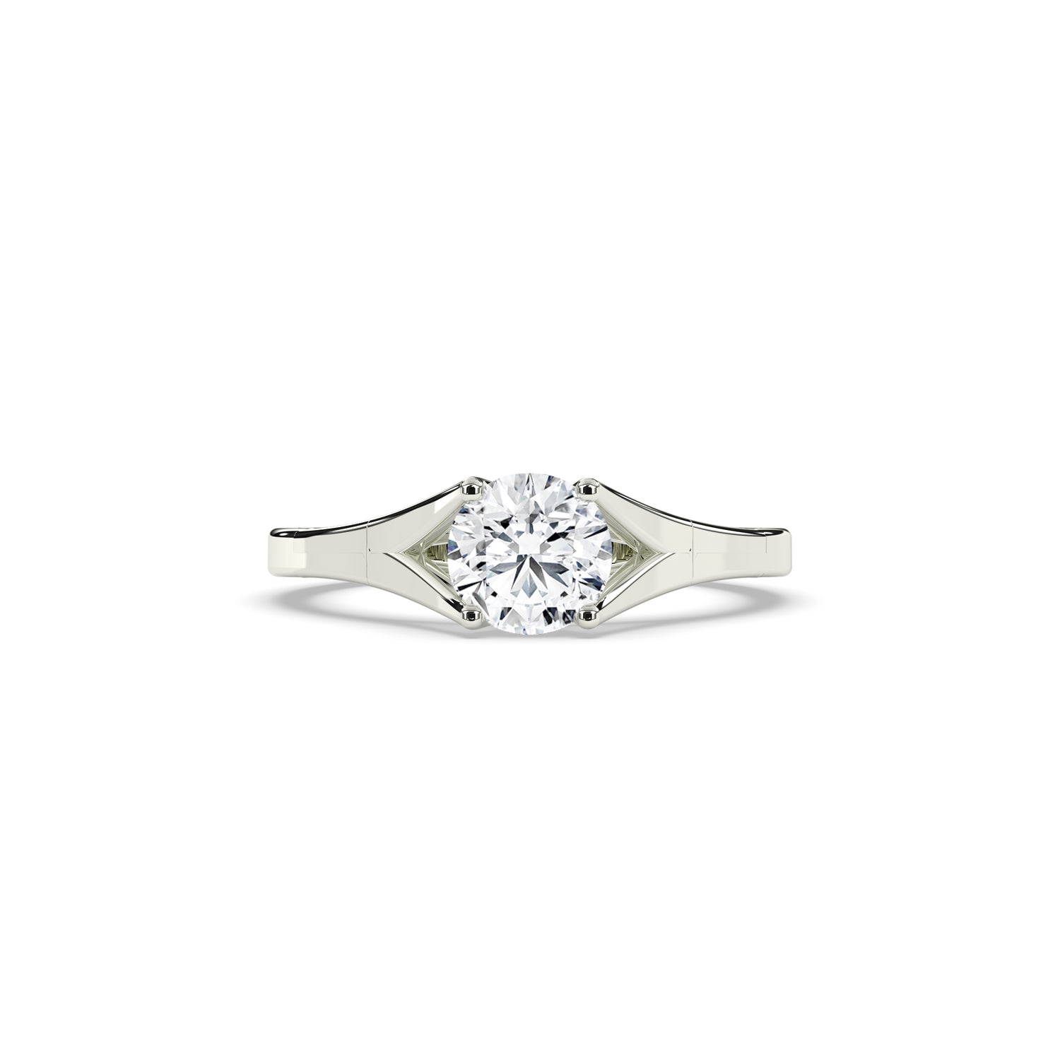 Nora Round Solitaire Ring