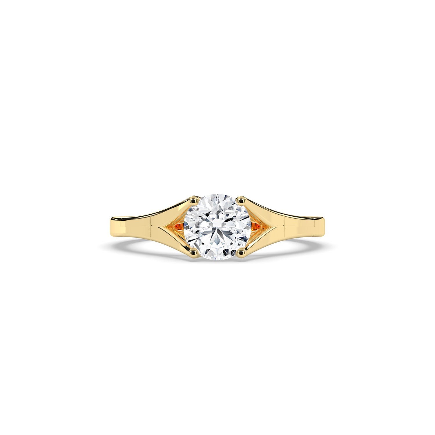 Nora Round Solitaire Ring
