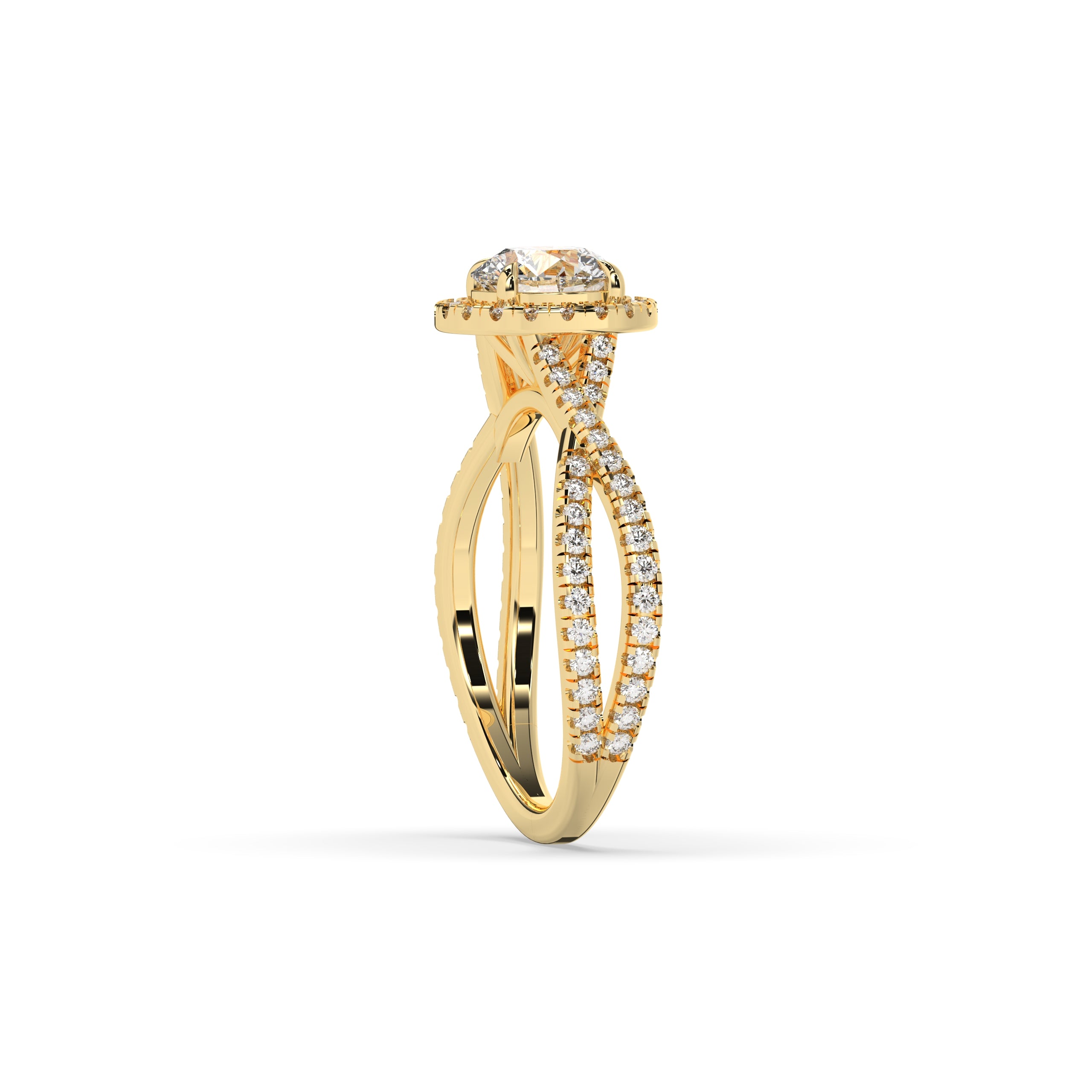 Emilia Round Halo Ring