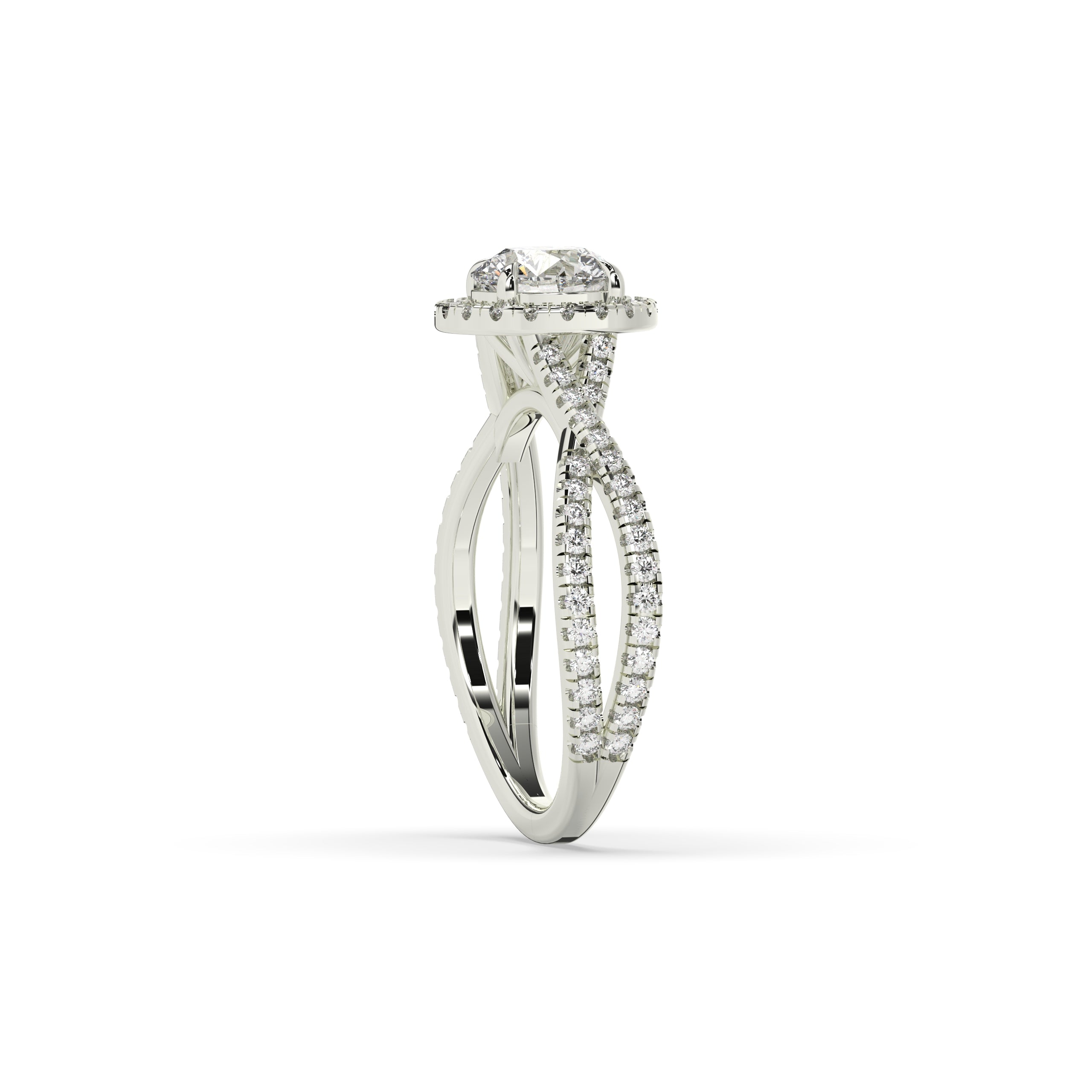 Emilia Round Halo Ring