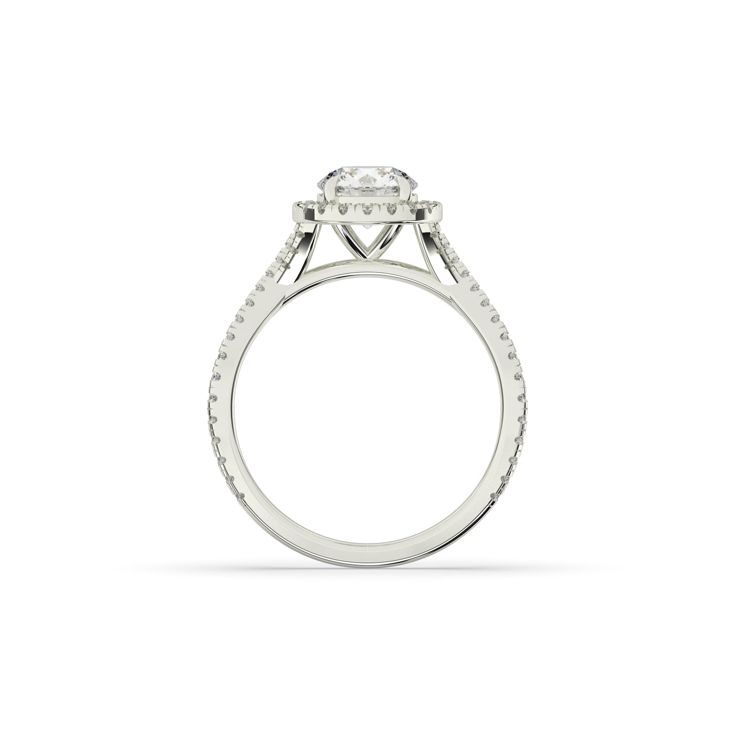 Emilia Round Halo Ring
