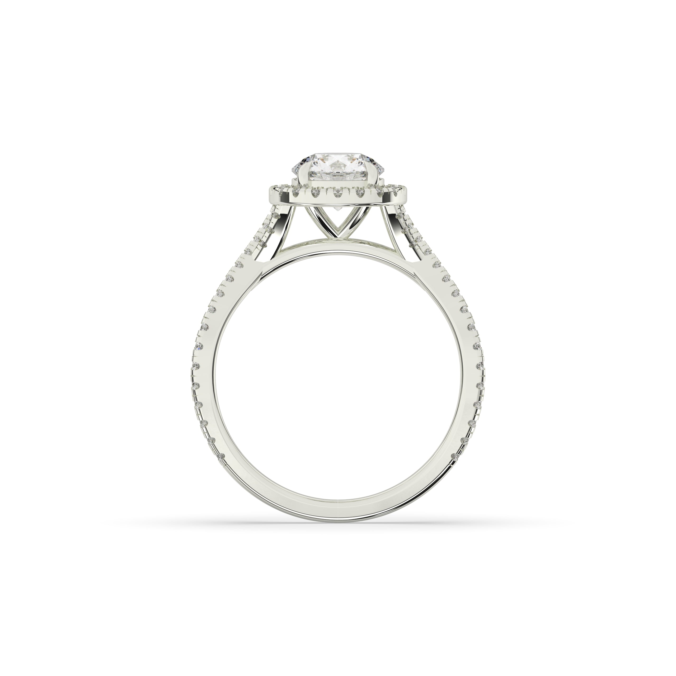 Emilia Round Halo Ring