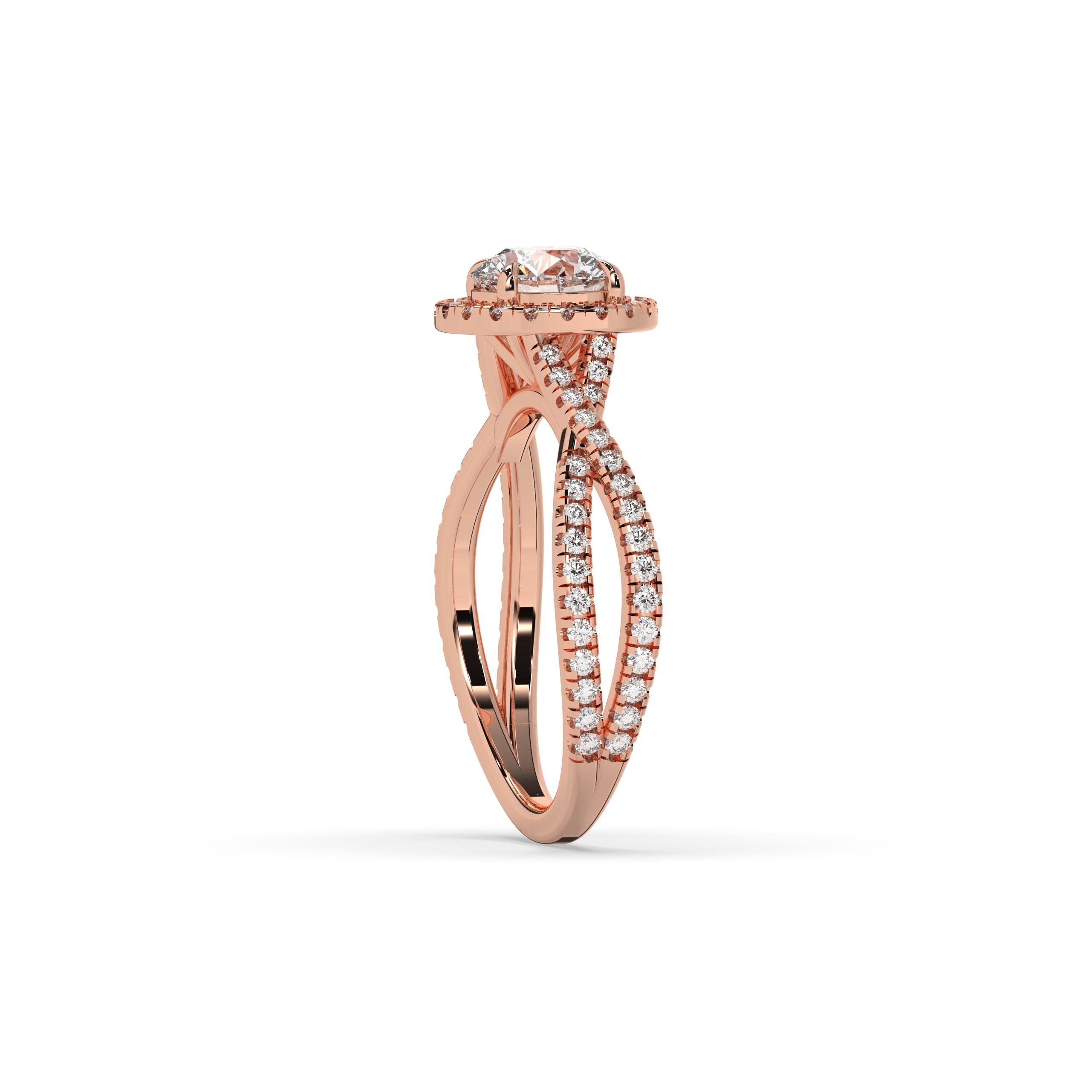 Emilia Round Halo Ring