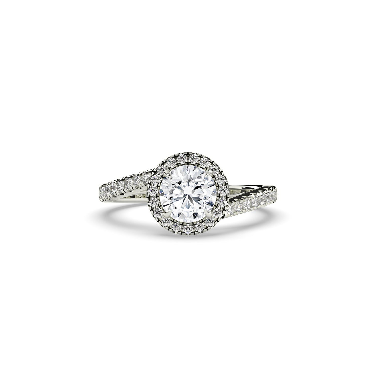 Luci Round Halo Ring