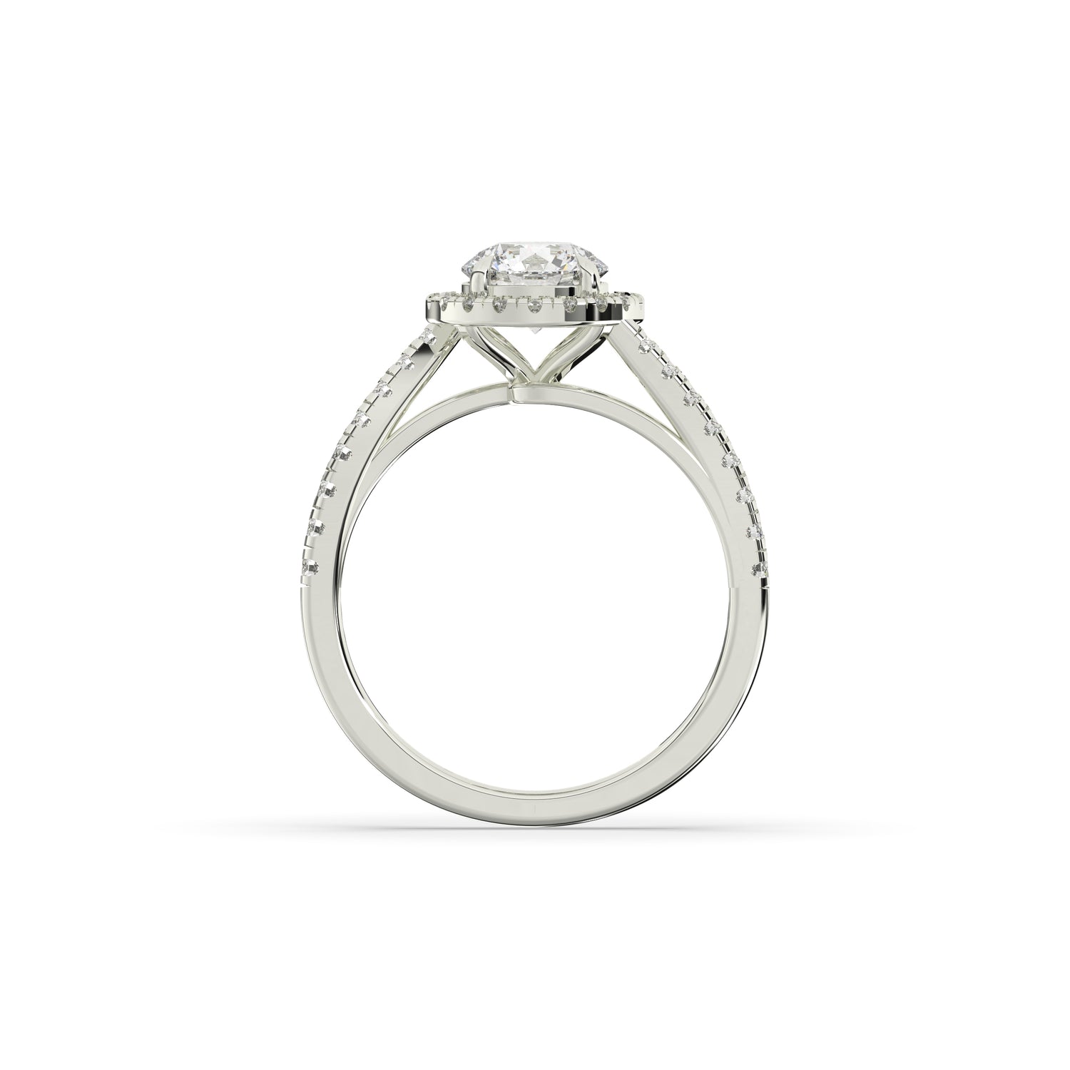 Luci Round Halo Ring