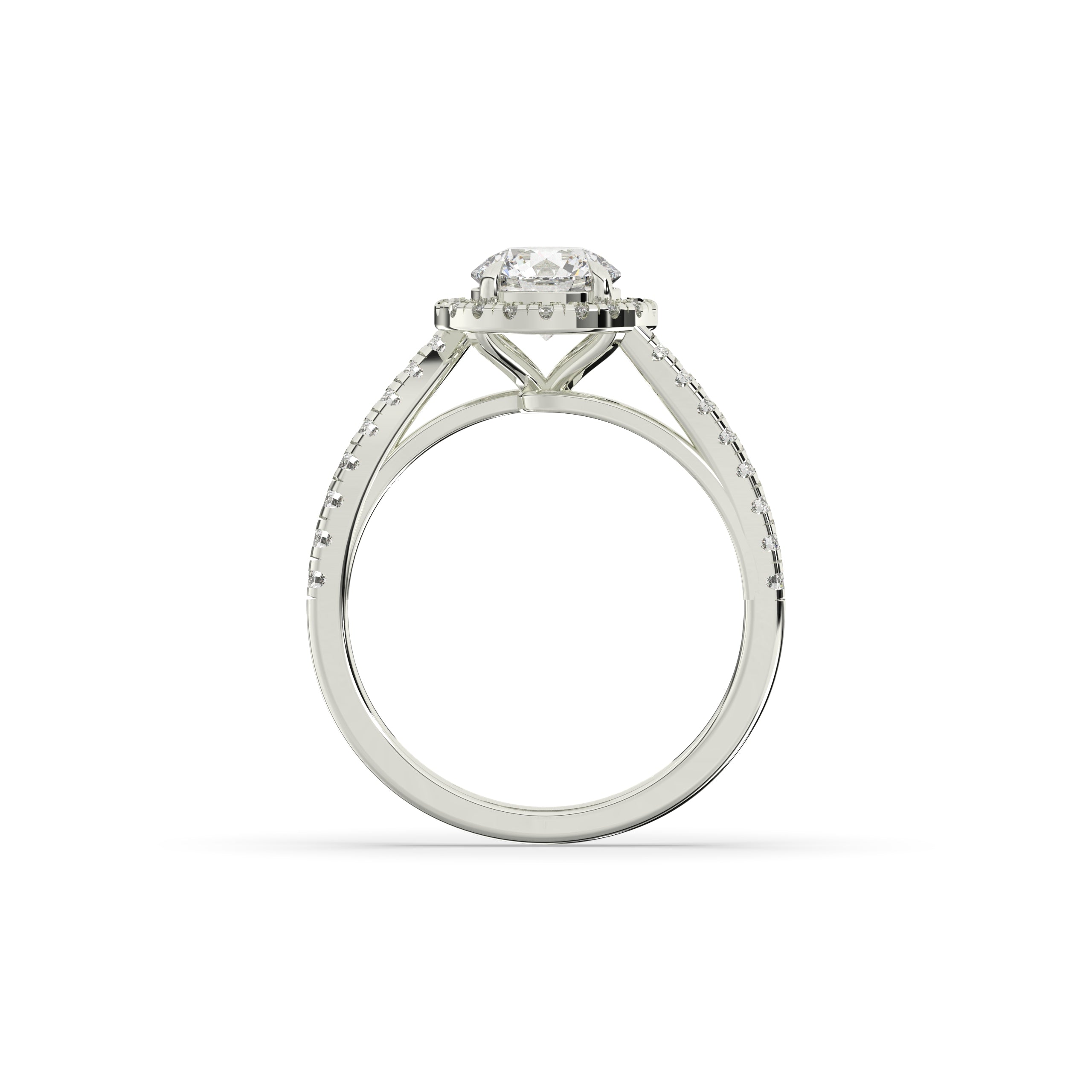 Luci Round Halo Ring
