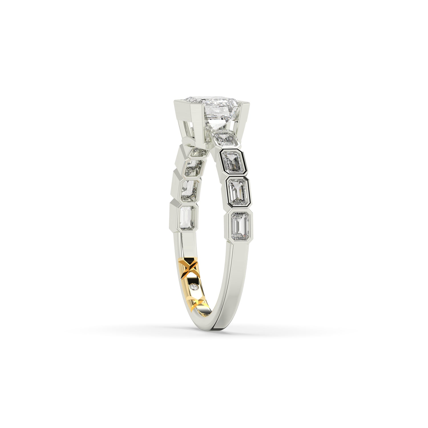 Celia Emerald Halo Ring
