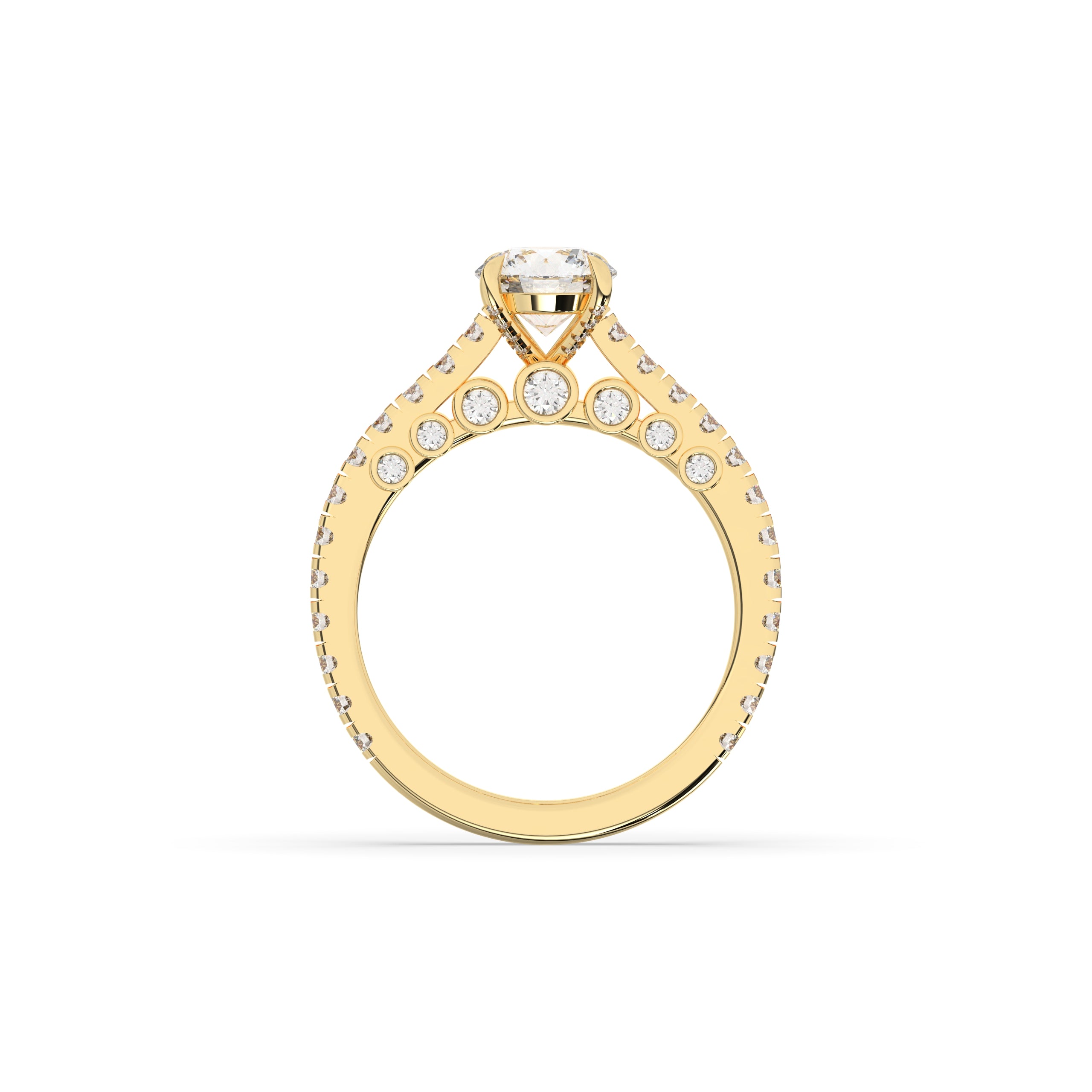 Liv Round Halo Ring