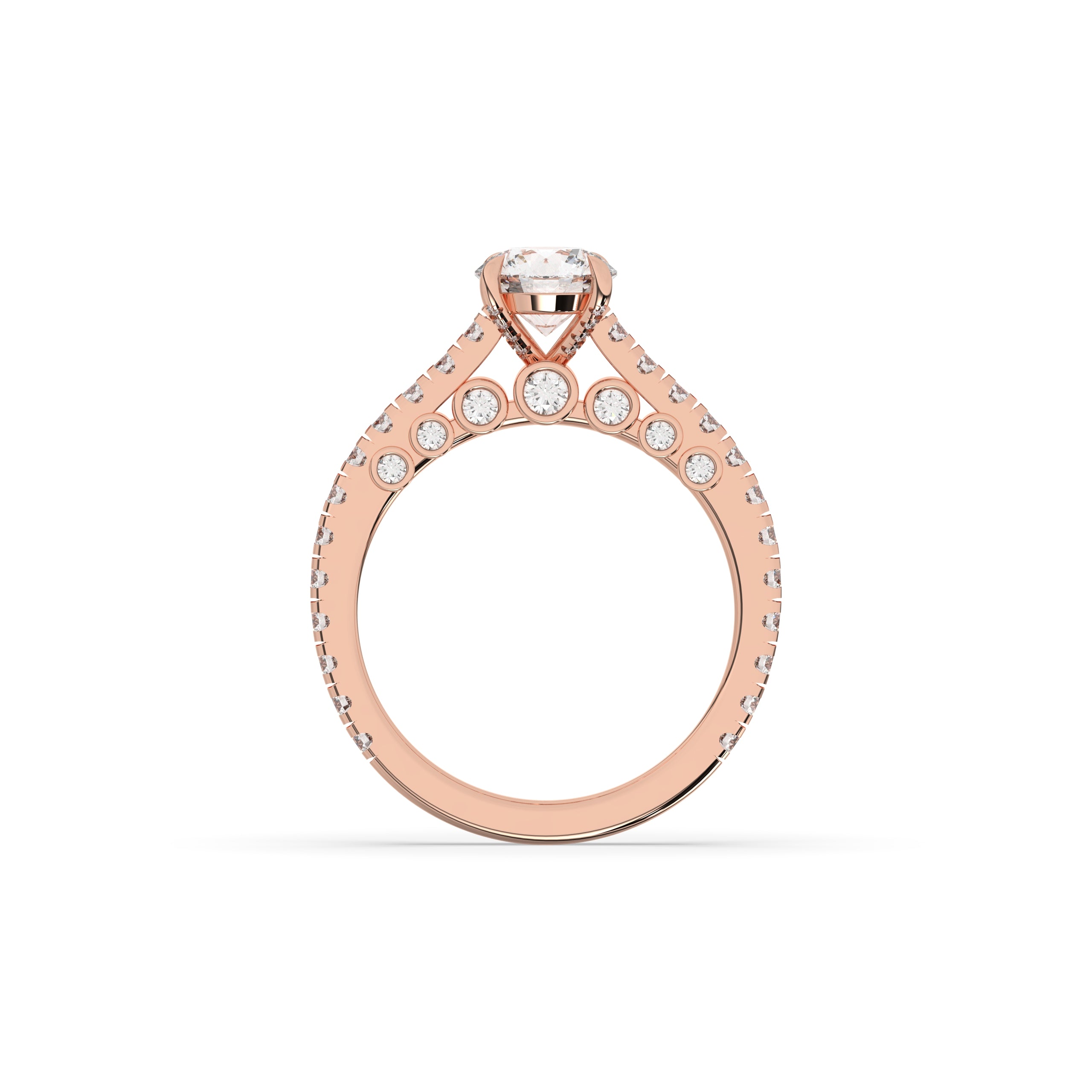 Liv Round Halo Ring