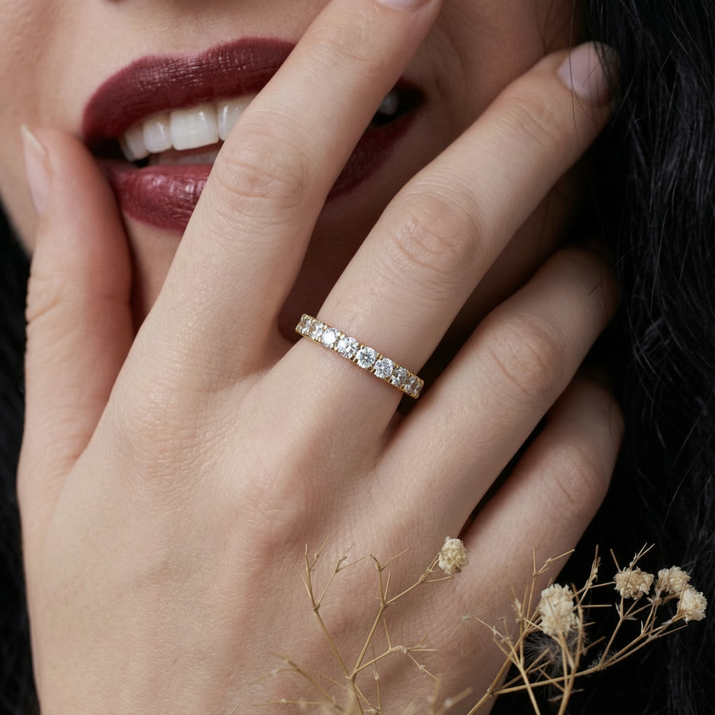 Nici Runder Eternity Ring