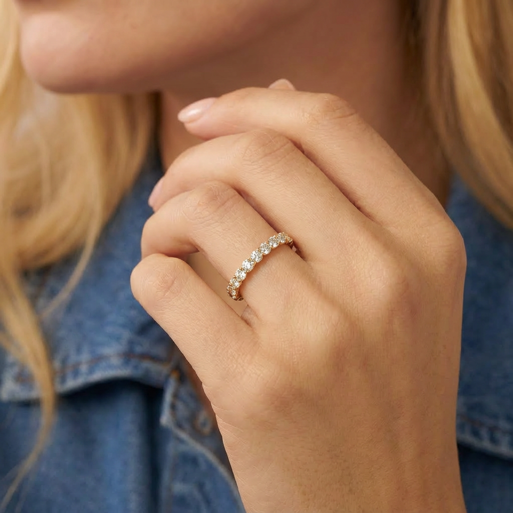 Aurora Runder Eternity Ring