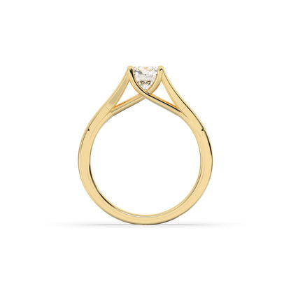 Nora Round Solitaire Ring