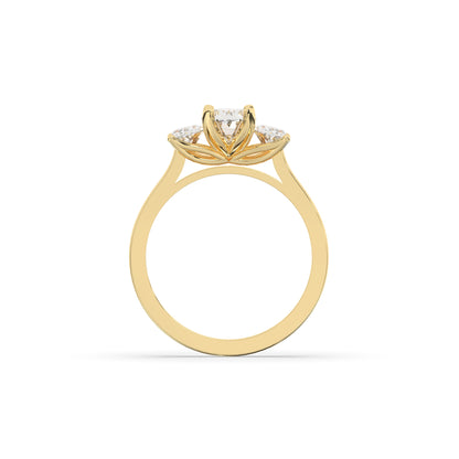 Nerida Oval Trio Ring