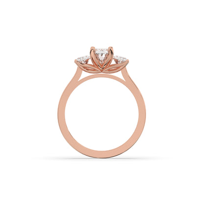 Nerida Oval Trio Ring