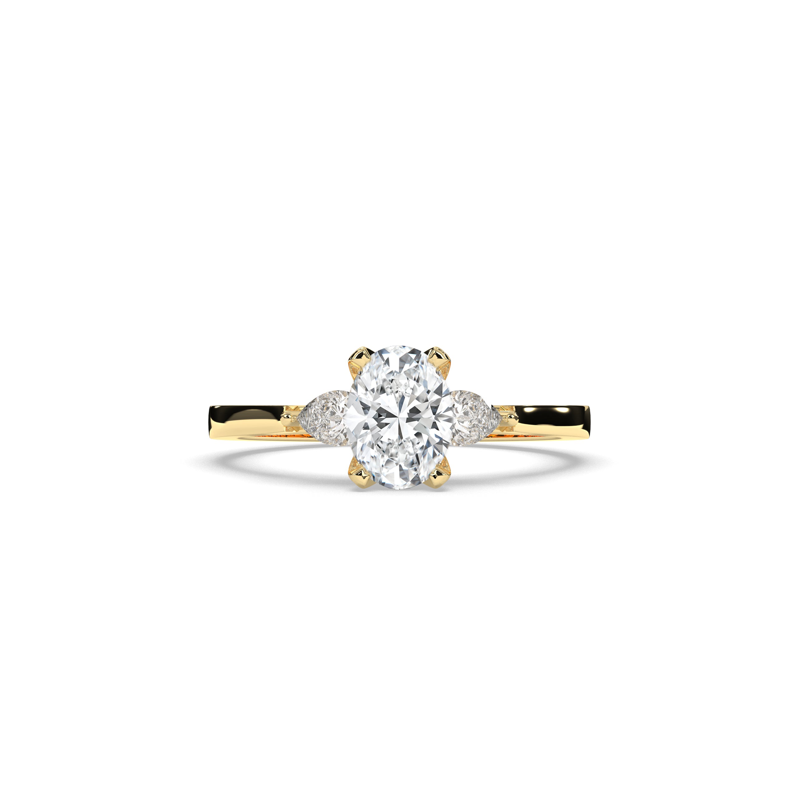 Coralie Ovaler Trio Ring