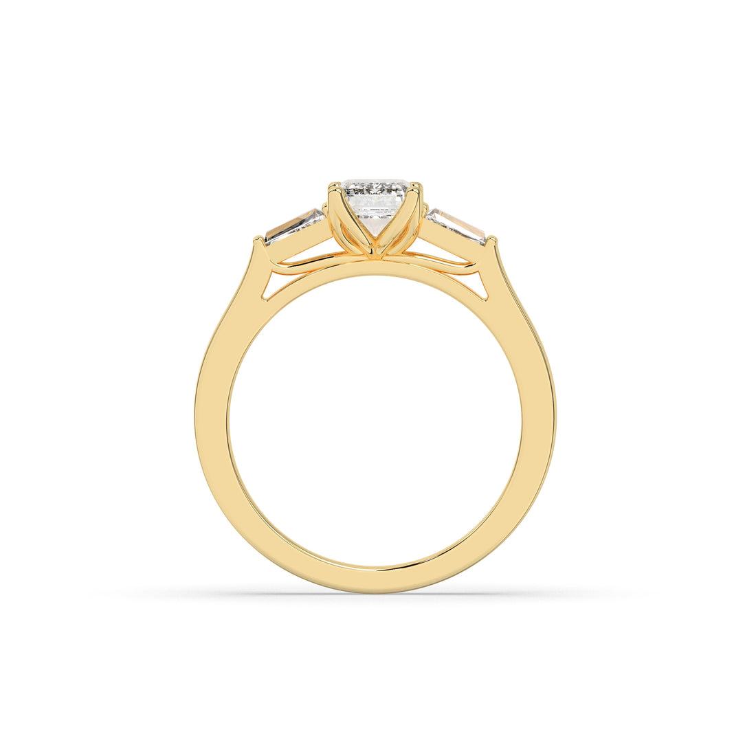 Saphira Emerald Trio Ring
