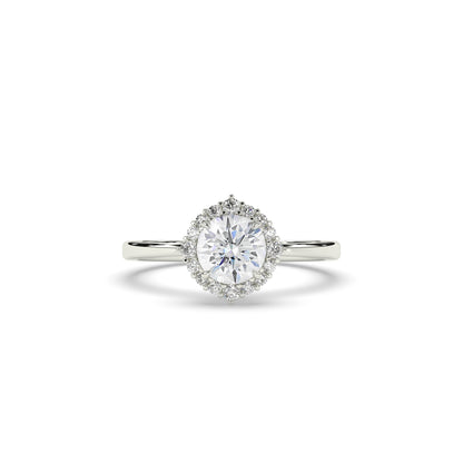 Serina Round Halo Ring