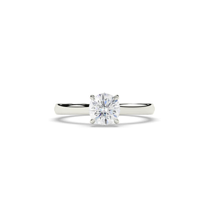 Amalia Round Solitaire Ring
