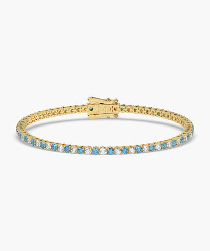 Isola Round Duo Colour Tennis Bracelet