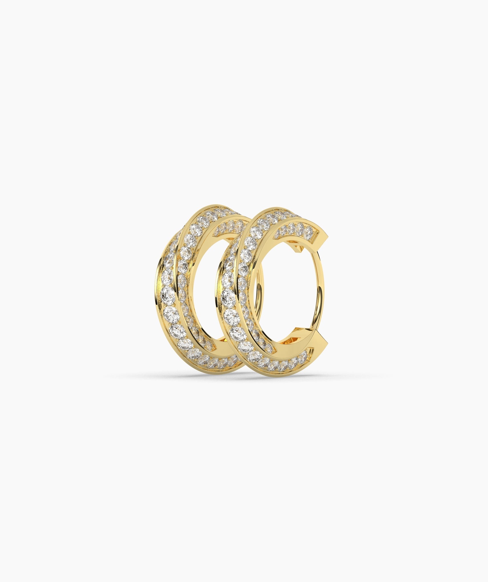 Melody Round Hoop Earring