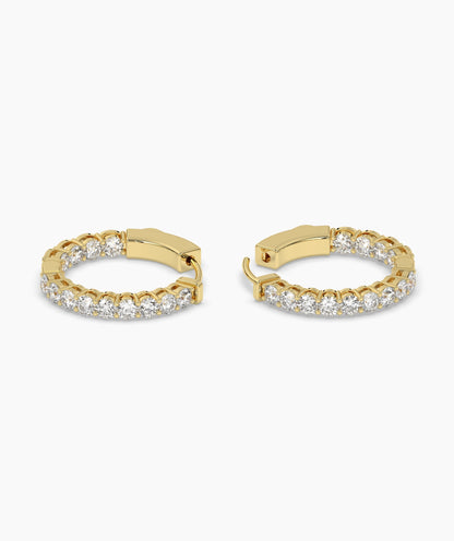Tatja Round Hoop Earring