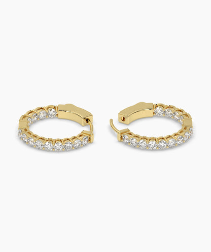 Tatja Round Hoop Earring