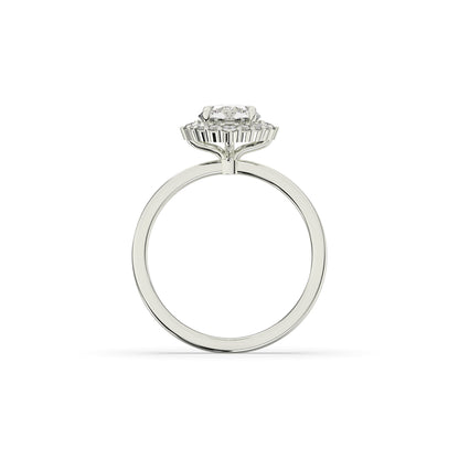 Serina Round Halo Ring
