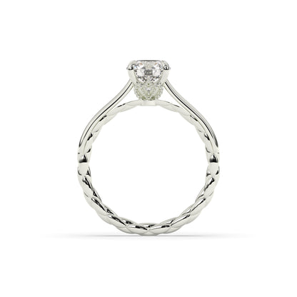 Amalia Round Solitaire Ring