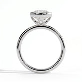 Thalia Radiant Bezel Ring 585 White Gold upright 