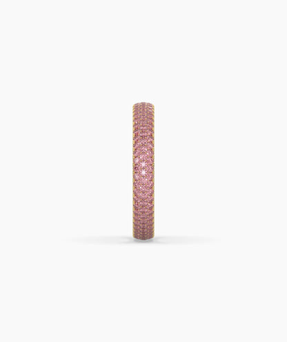 Felia Pink Round Eternity Ring