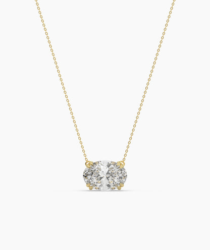 Noelia Oval Pendant / Neklace