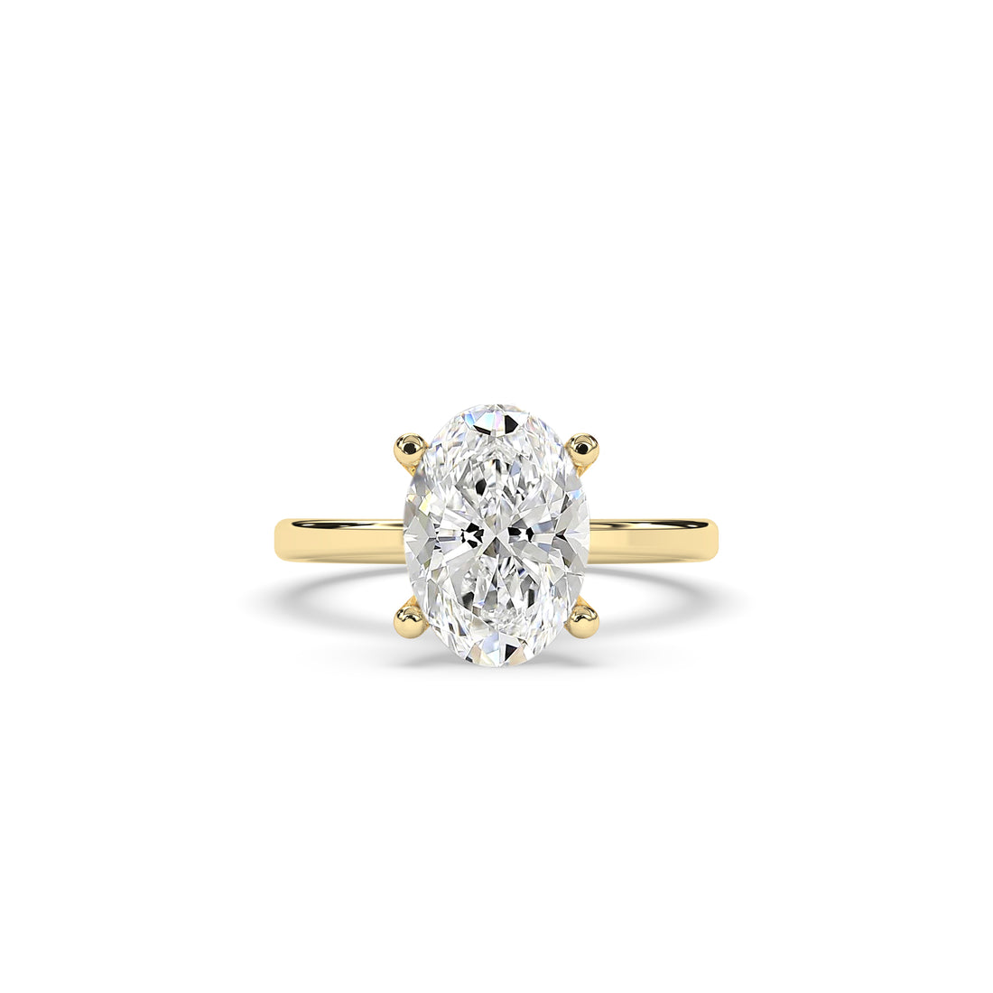 Juna Oval Solitaire Ring